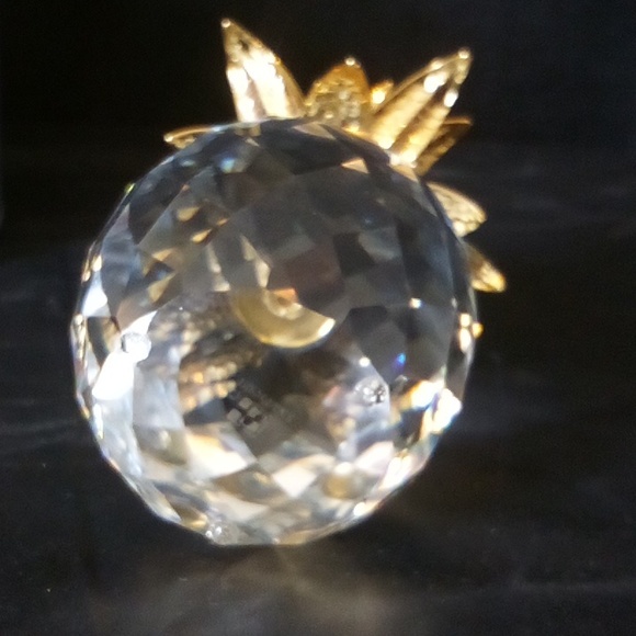 Swarovski 4" pineapple EUC vintage and signed with old S icon - Picture 4 of 7